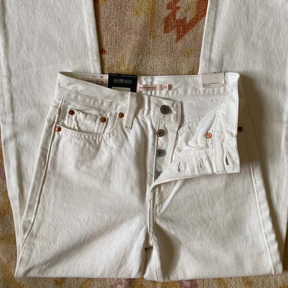 LEVI'S Wedgie Straight Fit Women's Jeans (Size: 24x28) NWT - Picture 11 of 14
